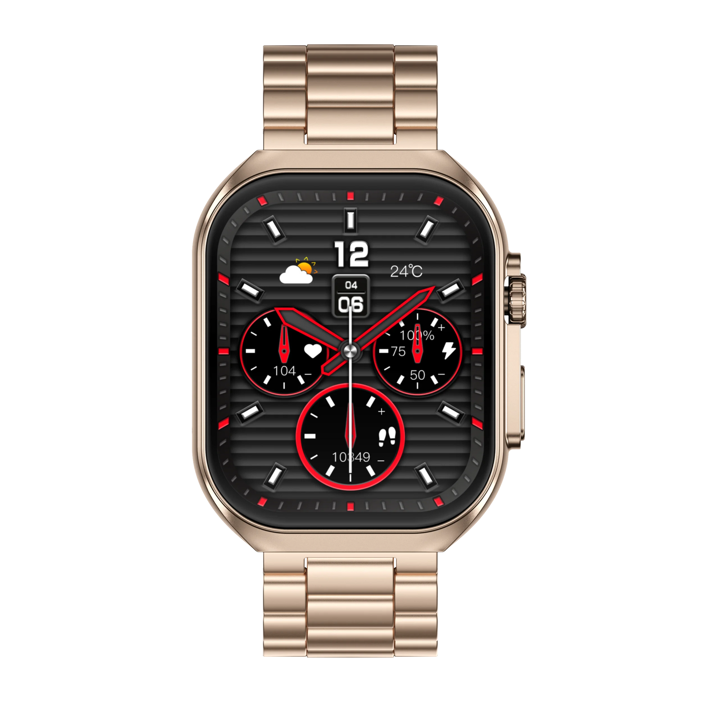 Elite Smartwatch Stainless Steel Smartwatch | Amoled Curved Display