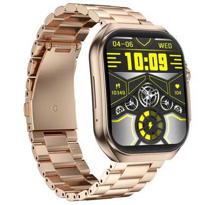 Elite Smartwatch Stainless Steel Smartwatch | Amoled Curved Display
